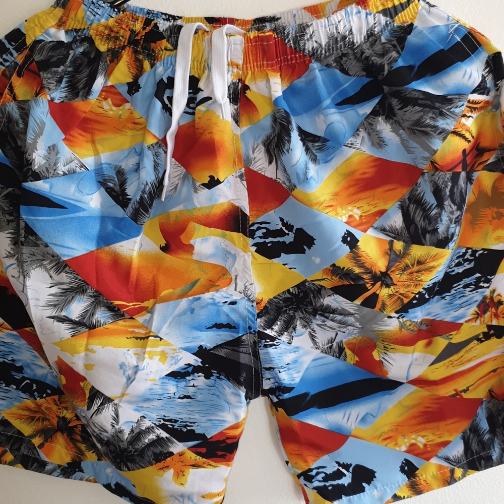 Vibrant Beach/Swim Trunks